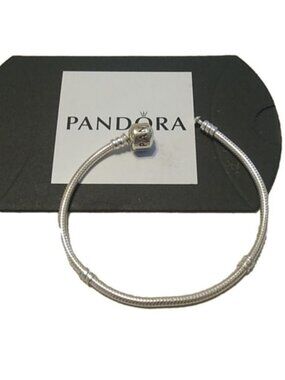 Pandora Snake Chain Bracelet with Barrel Clasp 925 ALE, 7.0"
